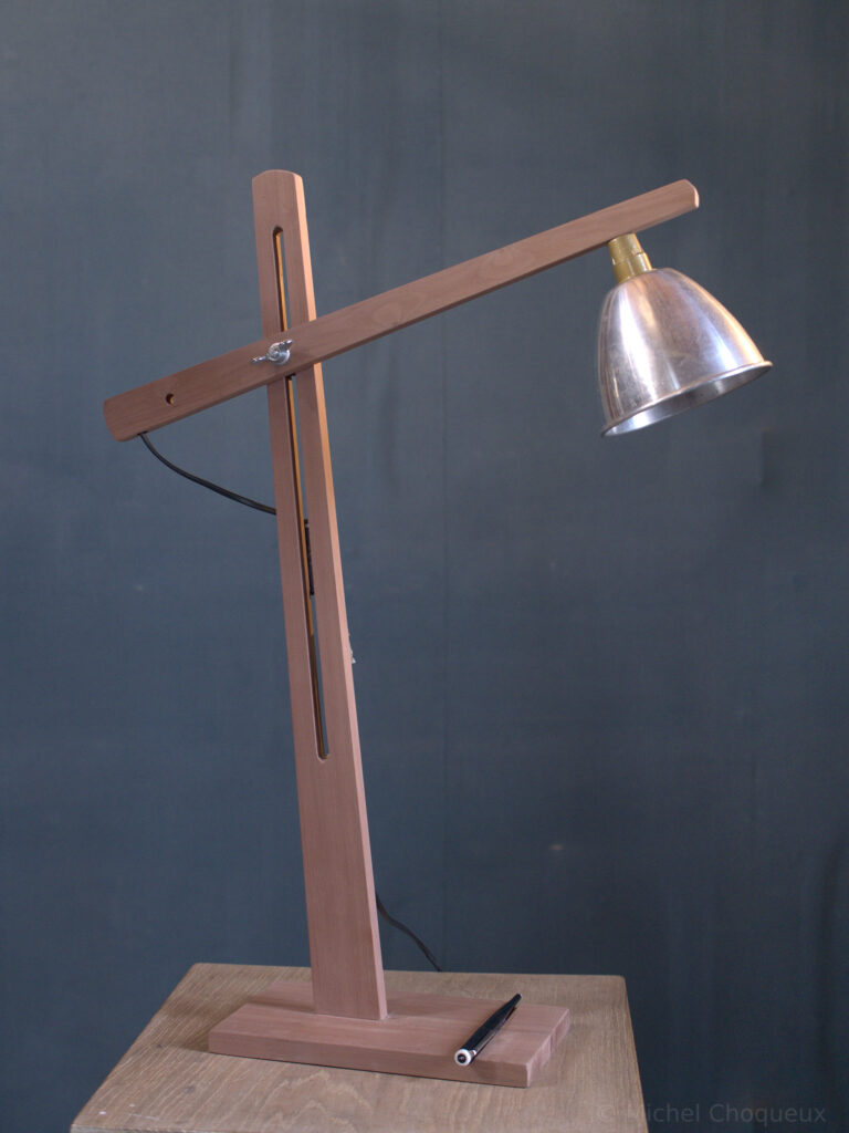 Lampe bureau (alisier) 69 cm